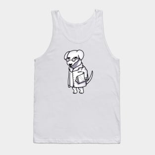 Funny Doctor Dog, Dog Lover Tank Top